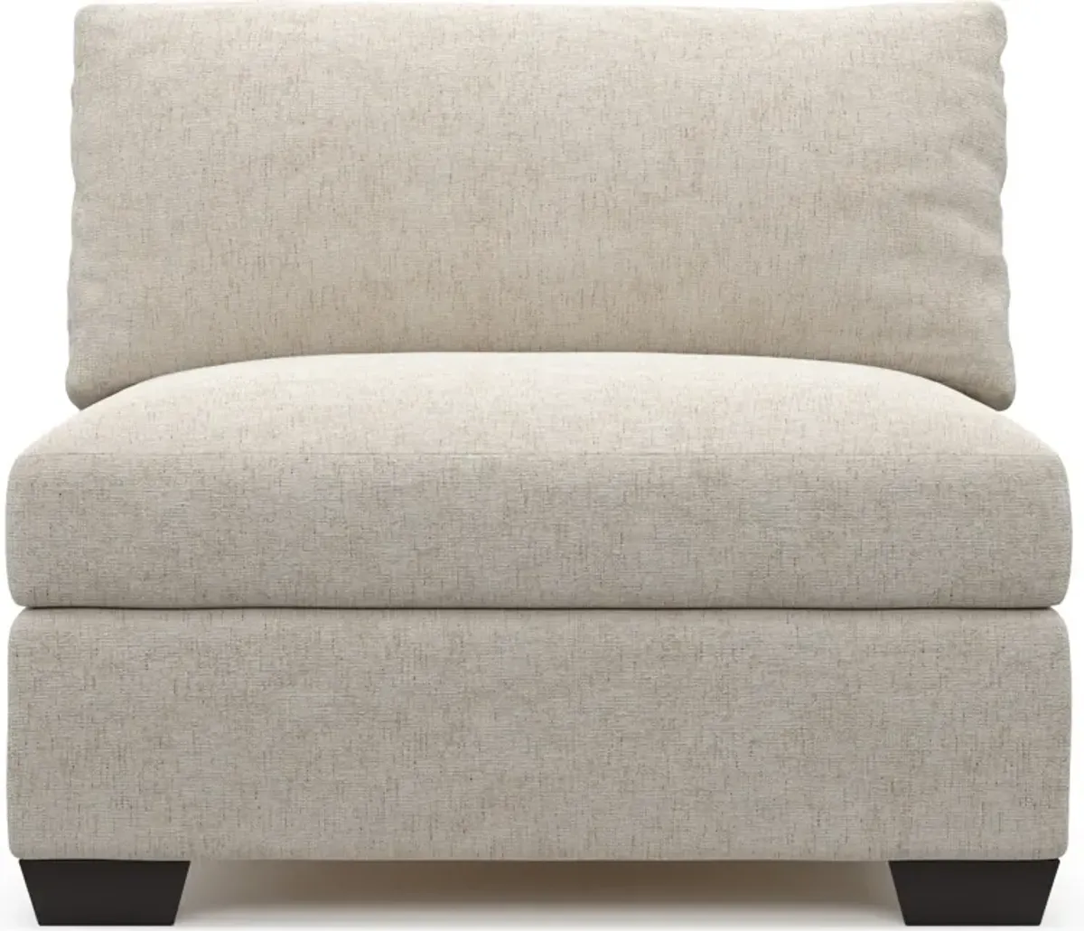 Beckham Foam Comfort Armless Chair - M Ivory