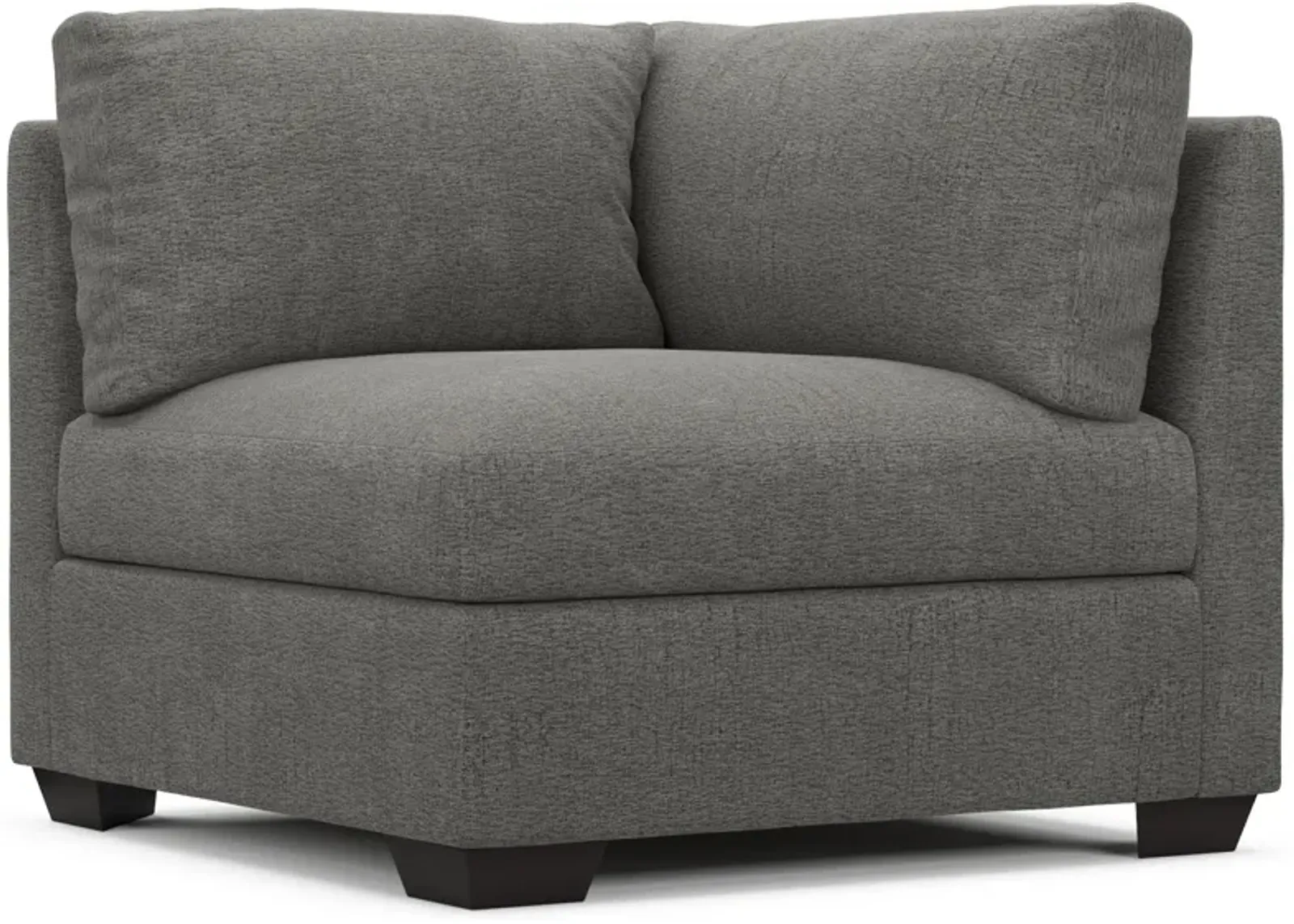 Beckham Foam Comfort Corner Chair - Living Large Charcoal