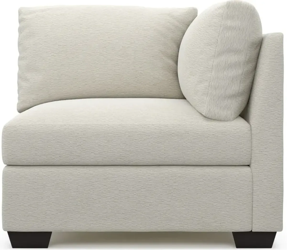 Beckham Foam Comfort Corner Chair - Living Large White