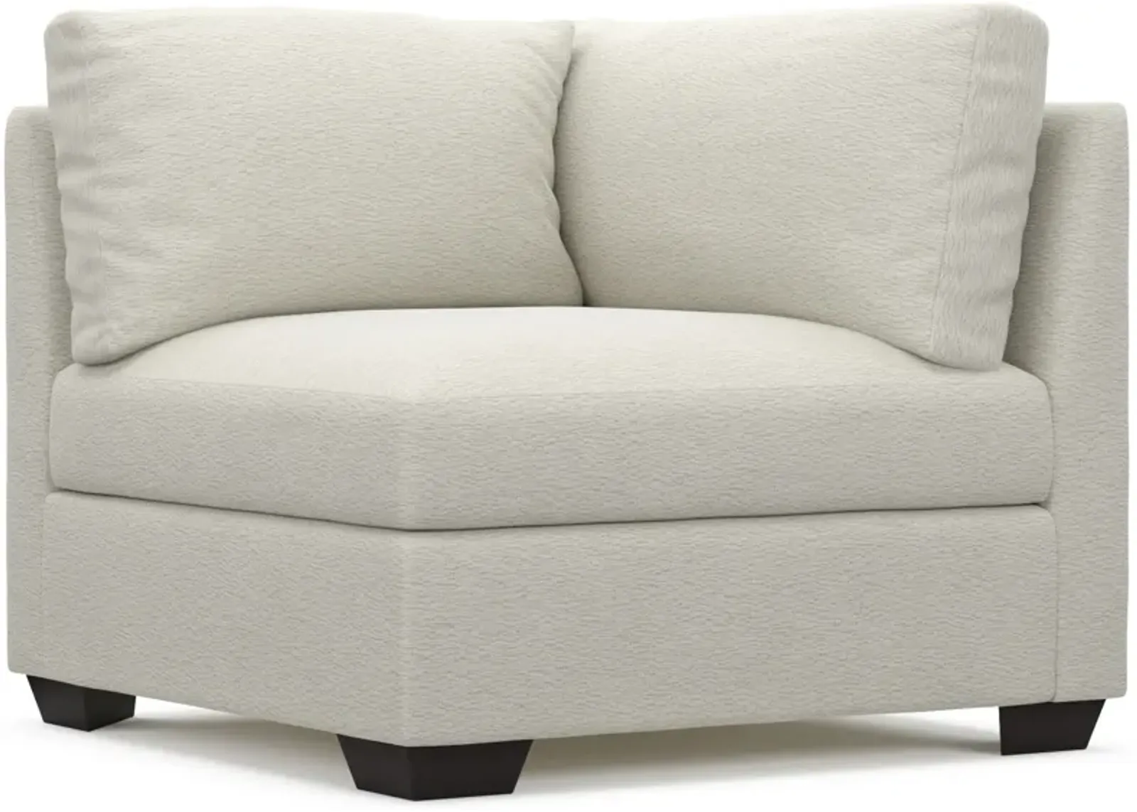 Beckham Foam Comfort Corner Chair - Living Large White