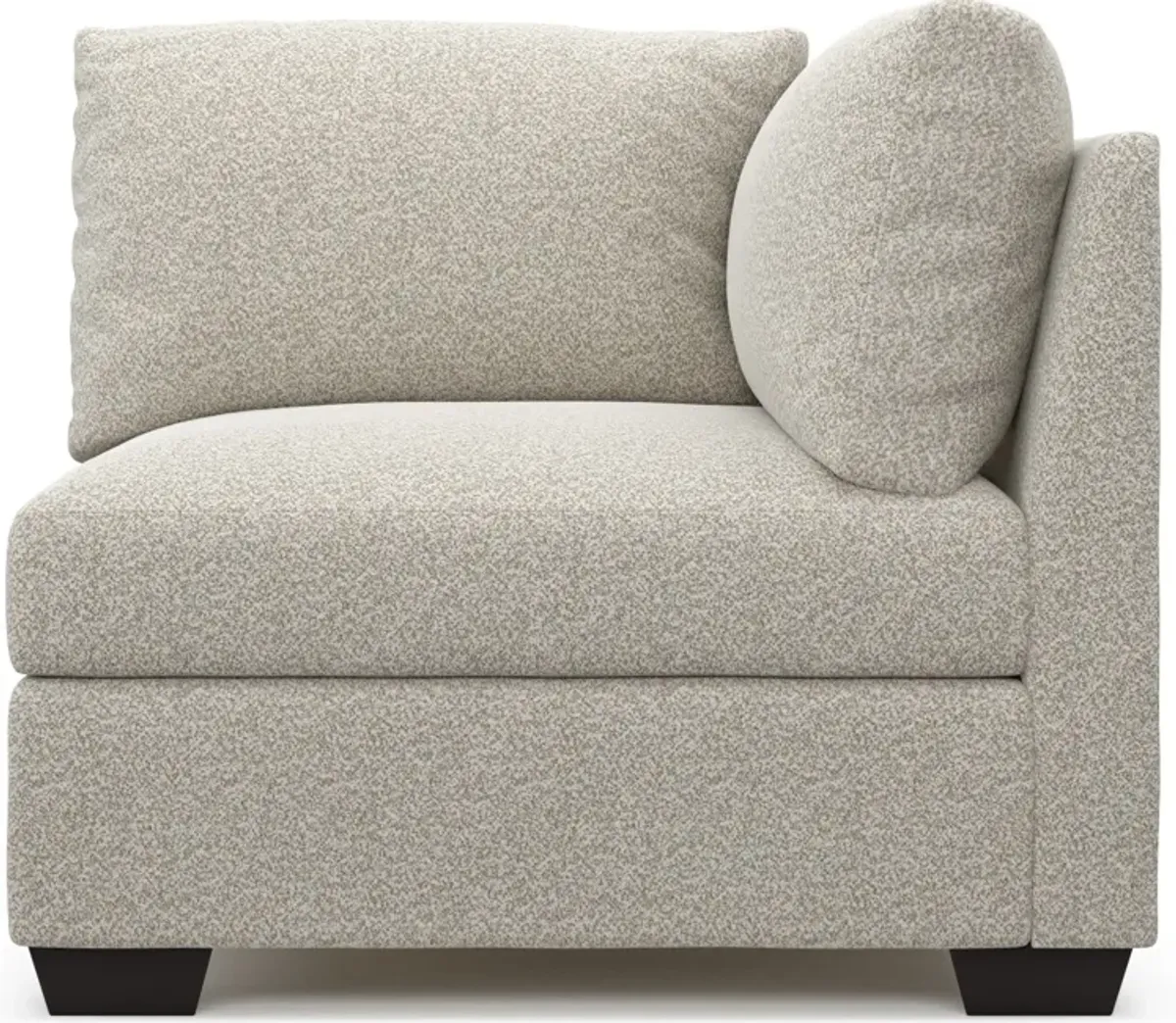 Beckham Foam Comfort Corner Chair - Muse Stone