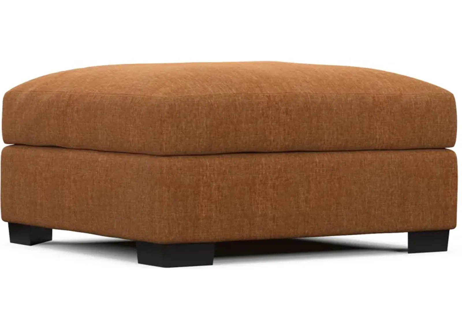 Beckham Foam Comfort Ottoman - Contessa Ginger