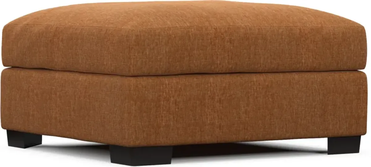 Beckham Foam Comfort Ottoman - Contessa Ginger