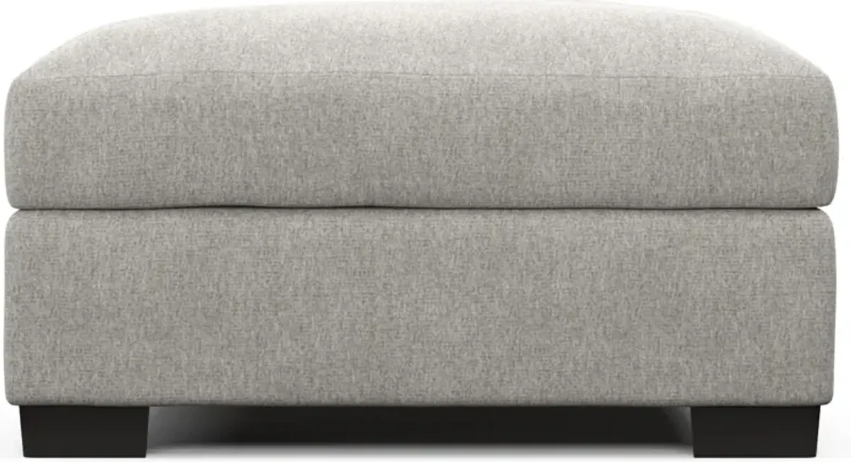 Beckham Foam Comfort Ottoman - Burmese Granite