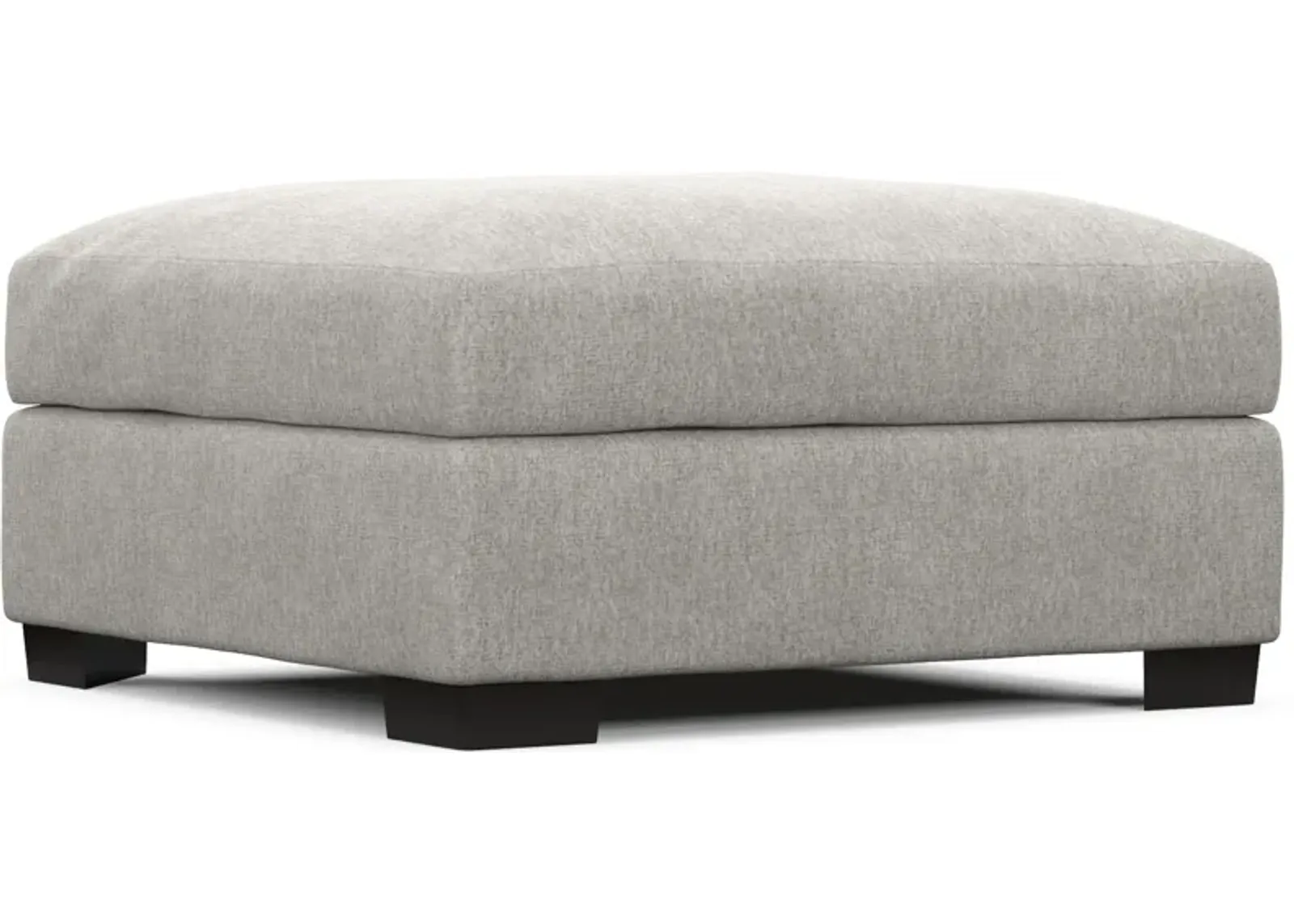 Beckham Foam Comfort Ottoman - Burmese Granite