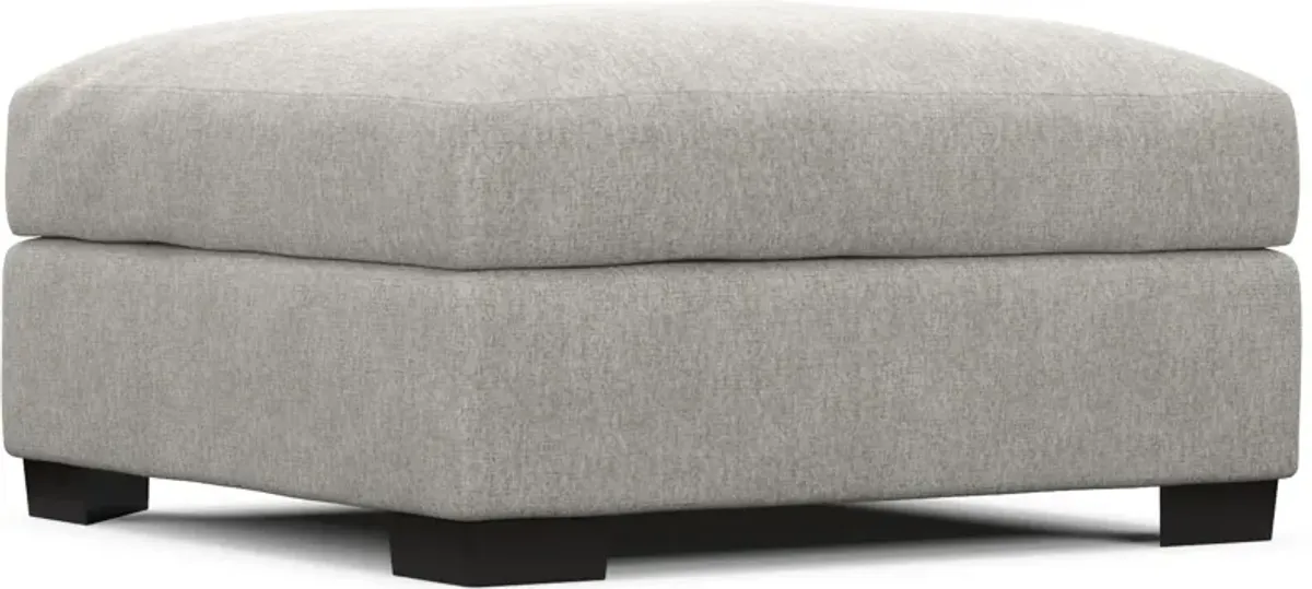 Beckham Foam Comfort Ottoman - Burmese Granite