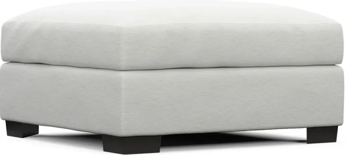 Beckham Foam Comfort Ottoman - Contessa Vanilla