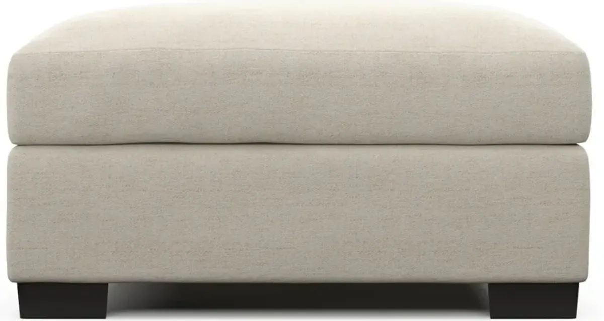 Beckham Foam Comfort Ottoman - Curious Pearl