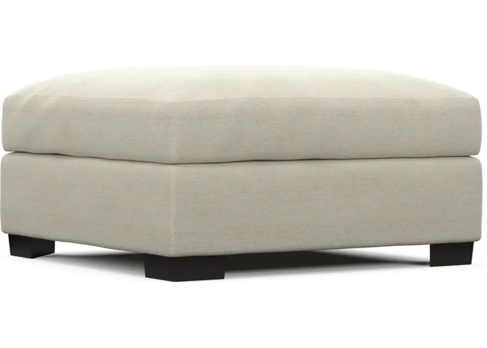 Beckham Foam Comfort Ottoman - Curious Pearl