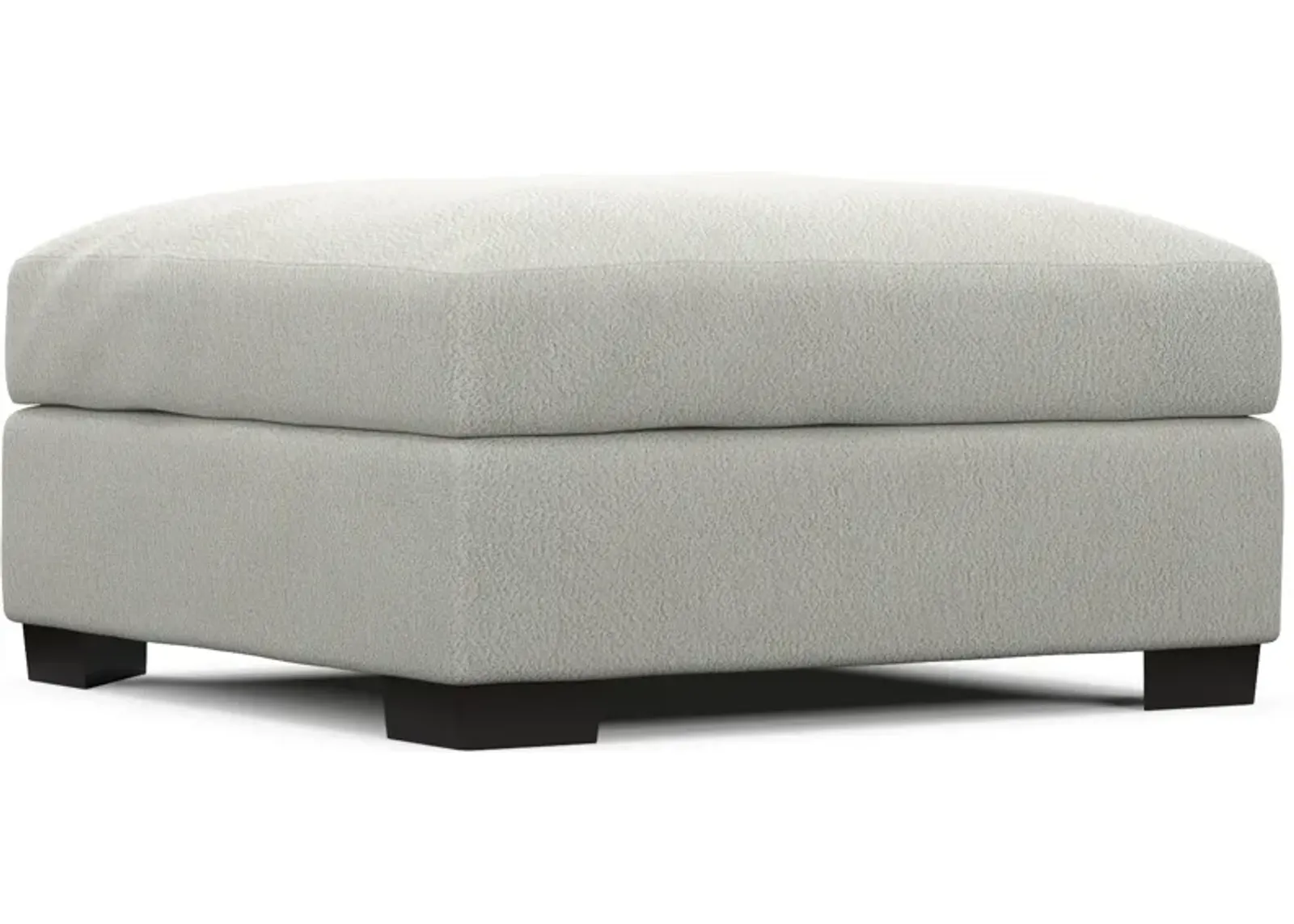 Beckham Foam Comfort Ottoman - Oslo Snow