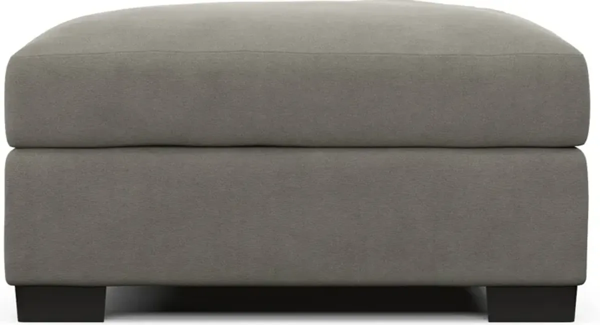 Beckham Foam Comfort Ottoman - Abington Fog