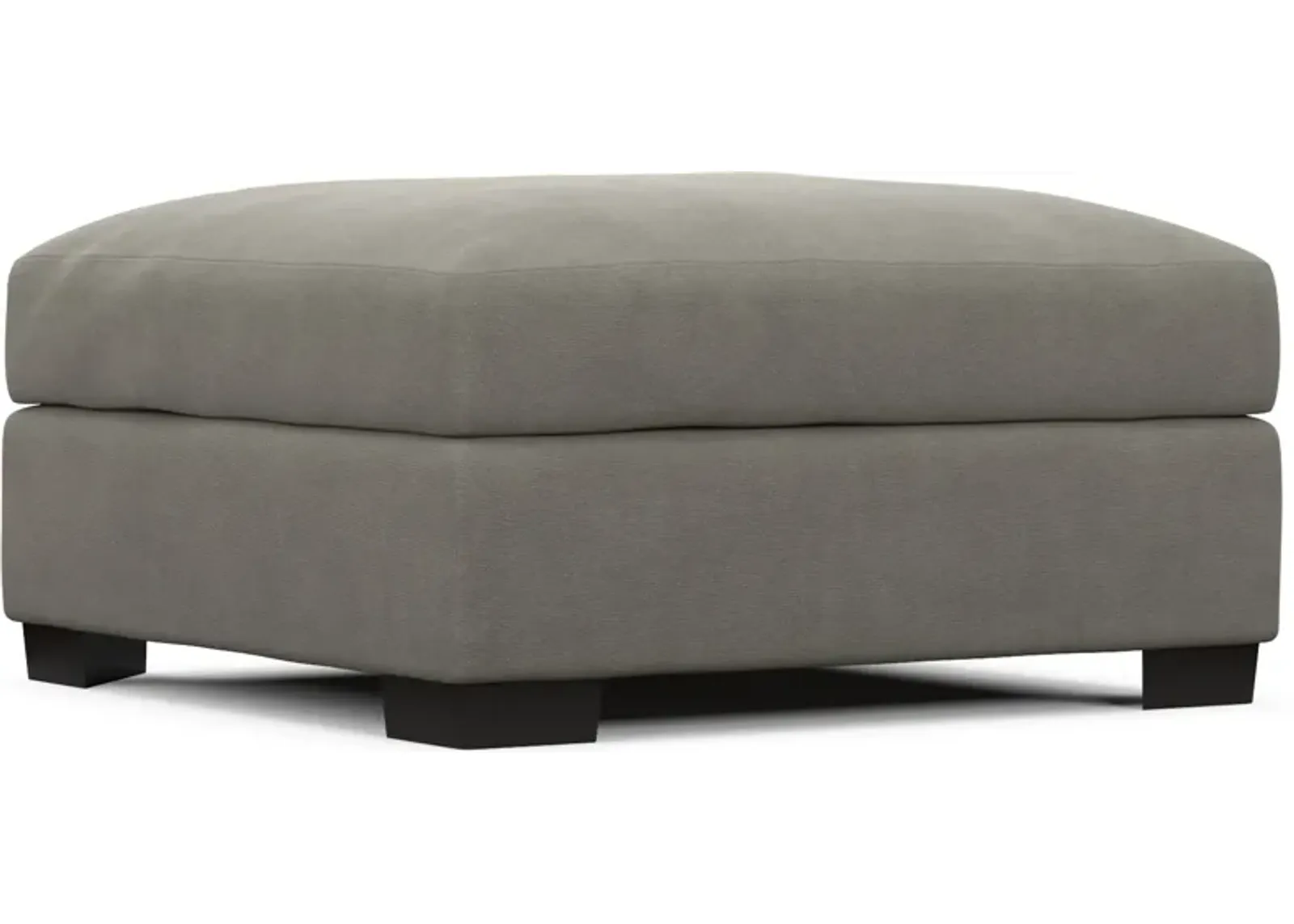 Beckham Foam Comfort Ottoman - Abington Fog