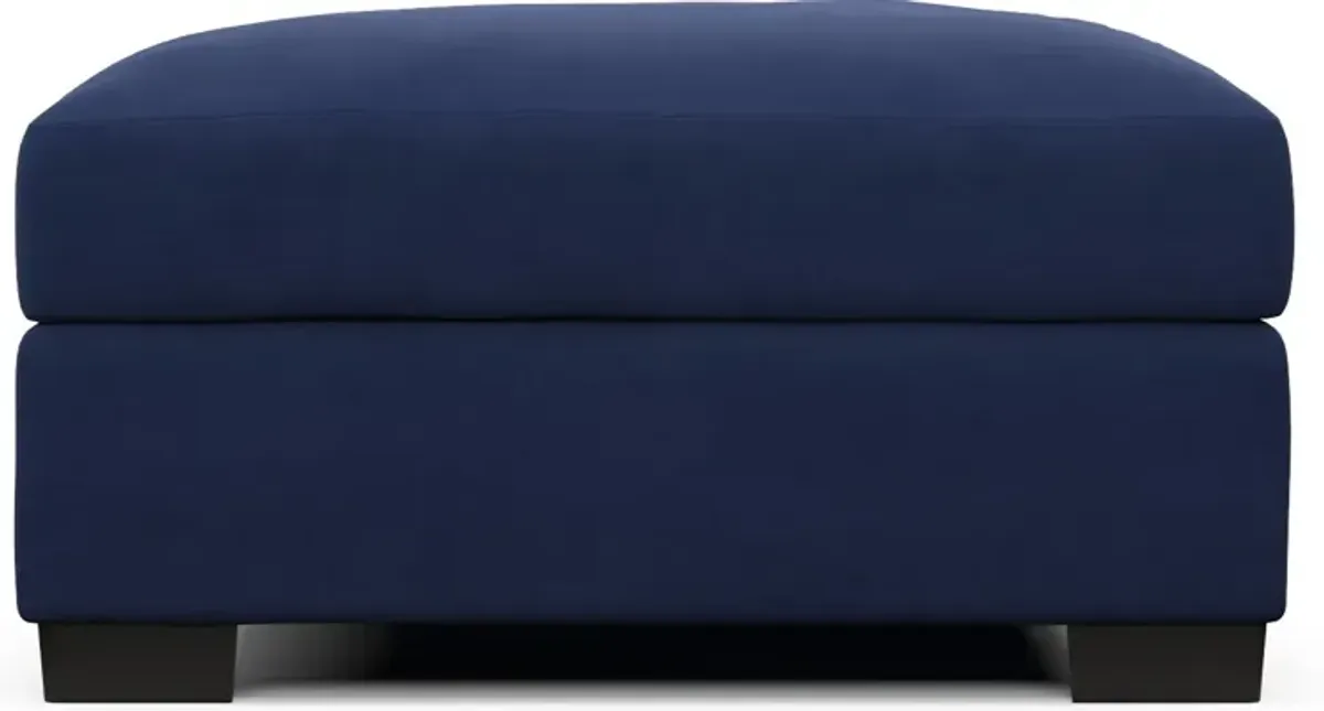 Beckham Foam Comfort Ottoman - Abington Indigo