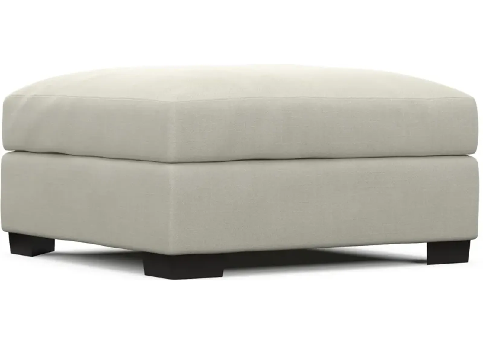 Beckham Foam Comfort Ottoman - Anders Ivory