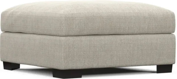 Beckham Foam Comfort Ottoman - Mason Porcelain