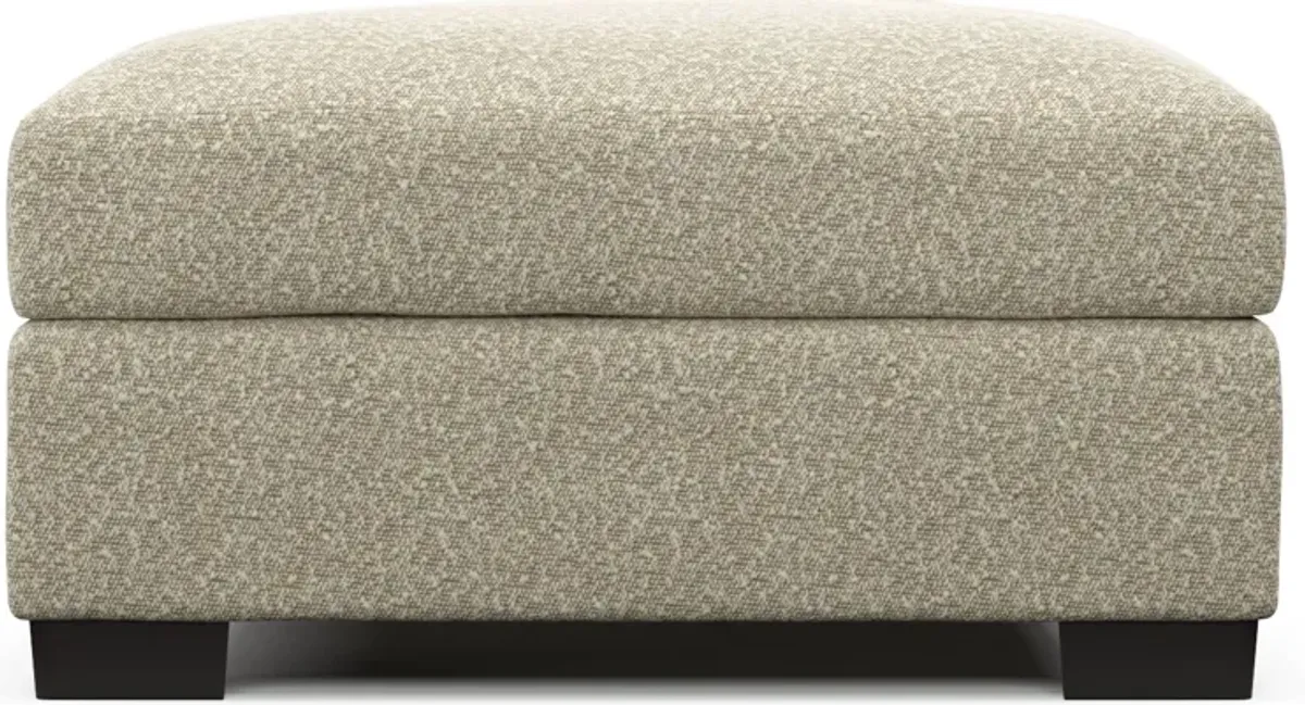 Beckham Foam Comfort Ottoman - Bloke Cotton