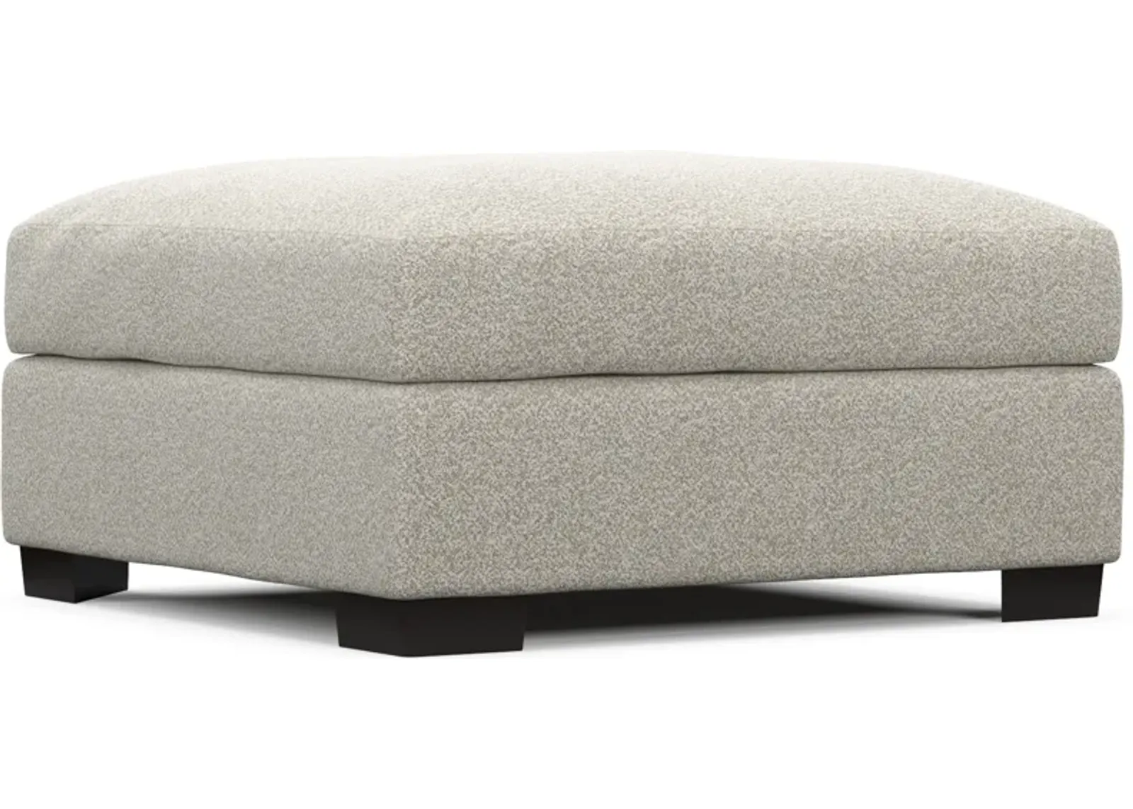 Beckham Foam Comfort Ottoman - Muse Stone