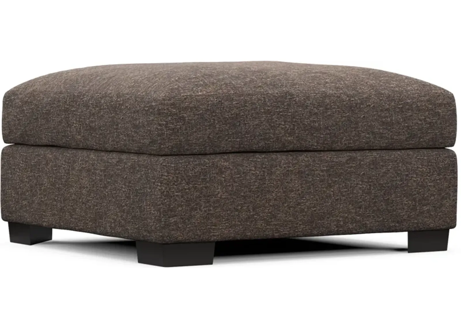 Beckham Foam Comfort Ottoman - M Walnut