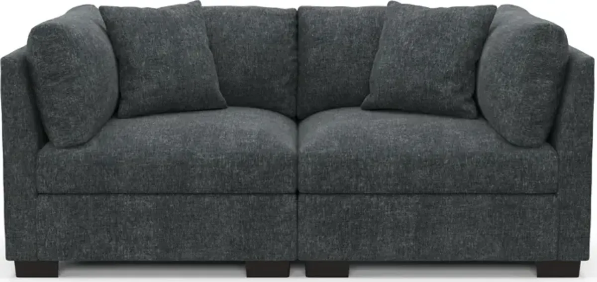 Beckham Foam Comfort 2-Piece Sofa - Contessa Shadow