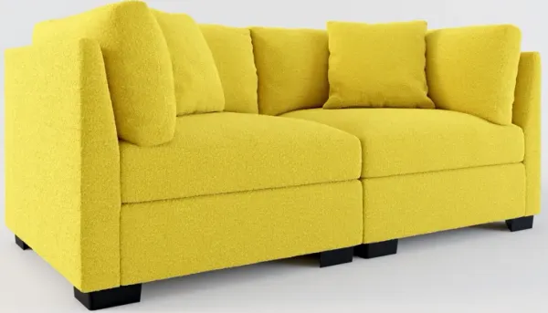 Beckham Foam Comfort 2-Piece Sofa - Bloke Goldenrod