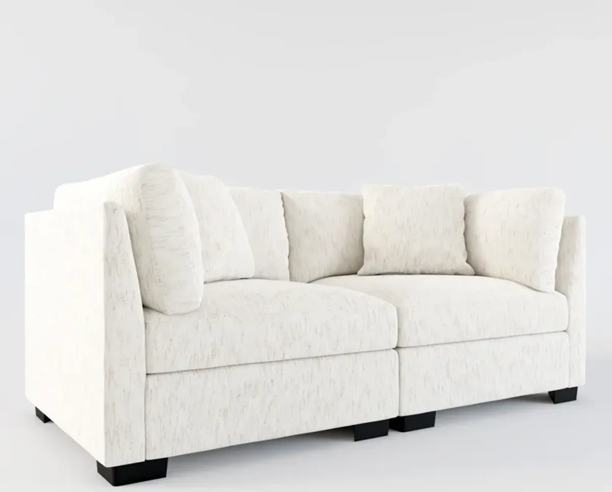 Beckham Foam Comfort 2-Piece Sofa - P.T. Cream