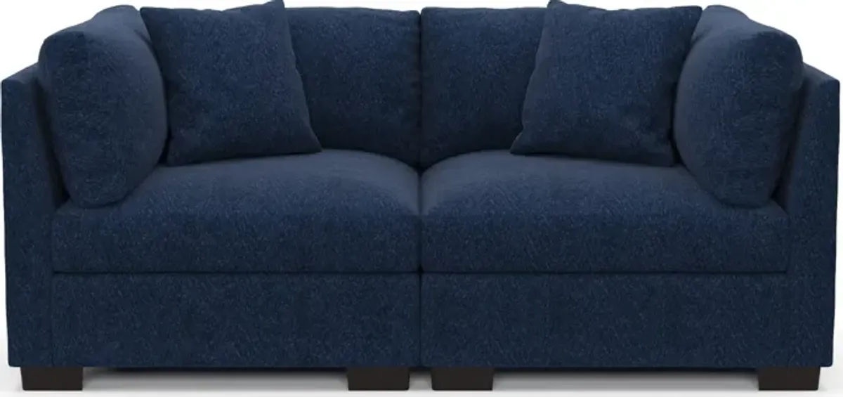 Beckham Foam Comfort 2-Piece Sofa - Oslo Navy