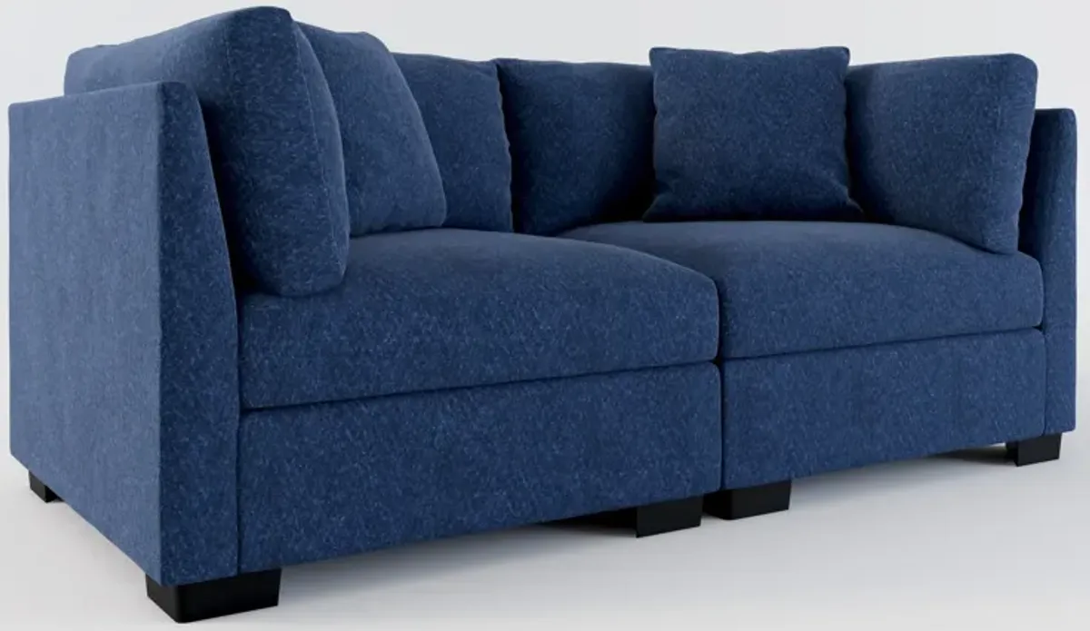 Beckham Foam Comfort 2-Piece Sofa - Oslo Navy