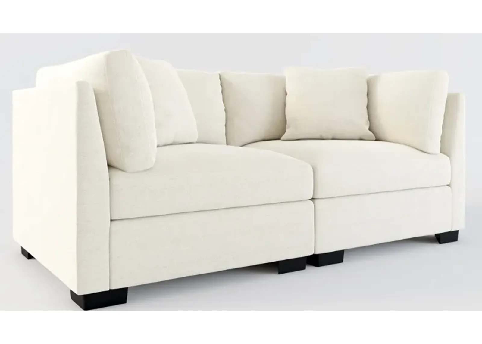 Beckham Foam Comfort 2-Piece Sofa - Curious Pearl