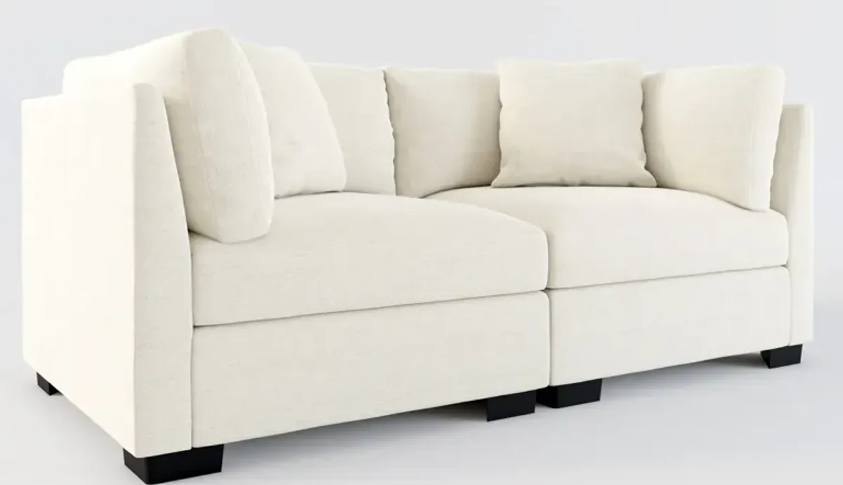 Beckham Foam Comfort 2-Piece Sofa - Curious Pearl