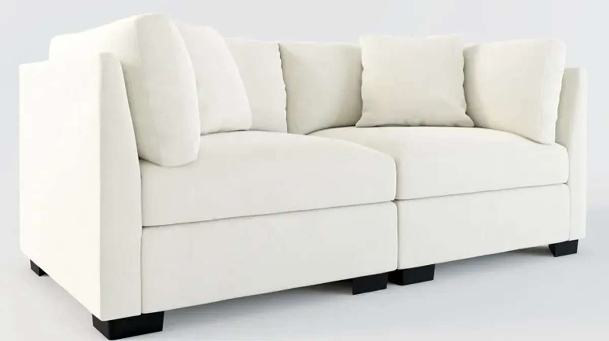 Beckham Foam Comfort 2-Piece Sofa - Anders Ivory