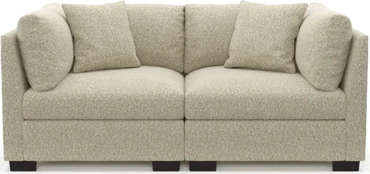 Beckham Foam Comfort 2-Piece Sofa - Bloke Cotton