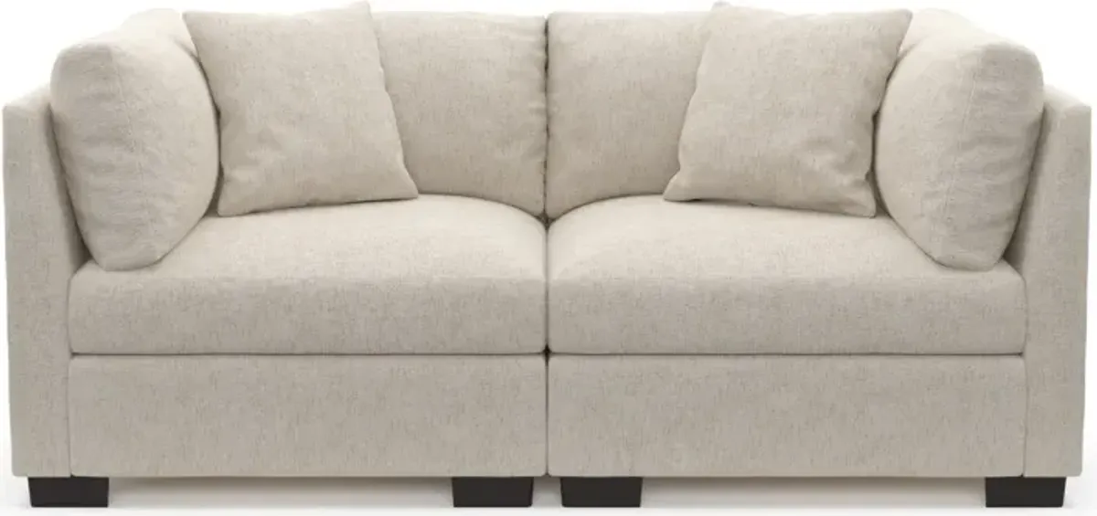 Beckham Foam Comfort 2-Piece Sofa - M Ivory