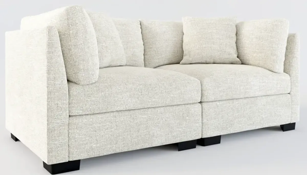 Beckham Foam Comfort 2-Piece Sofa - M Ivory