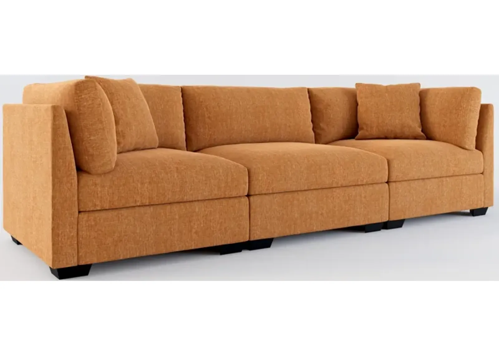 Beckham Foam Comfort 3-Piece Sofa - Contessa Ginger