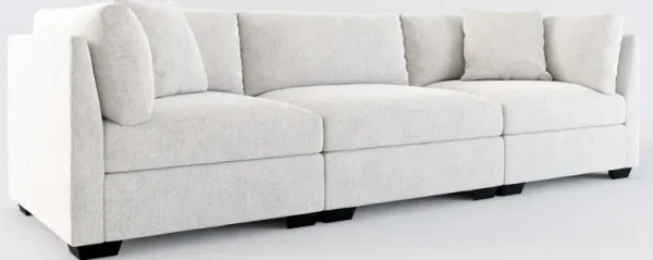 Beckham Foam Comfort 3-Piece Sofa - Burmese Granite