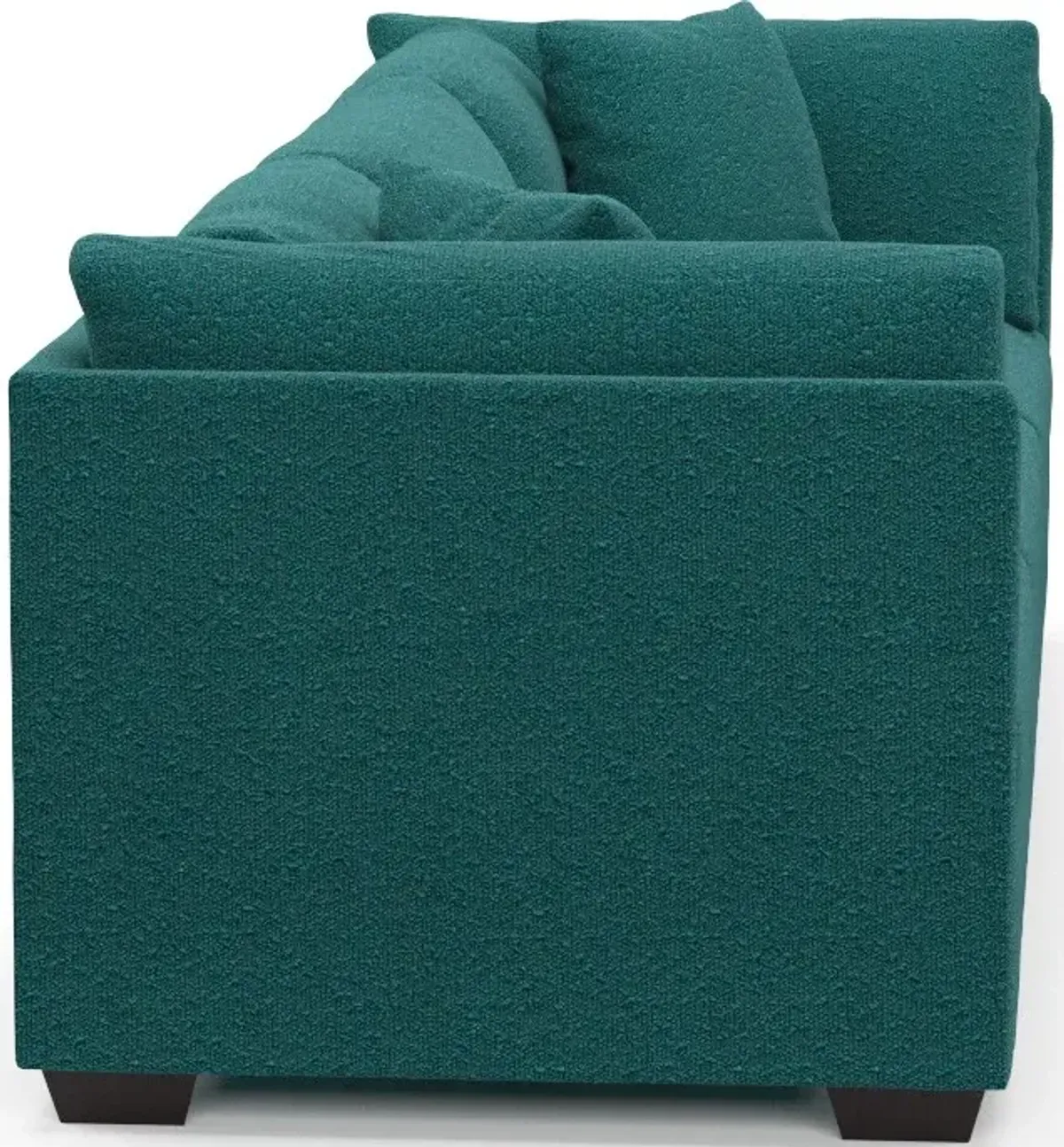 Beckham Foam Comfort 3-Piece Sofa - Bloke Peacock