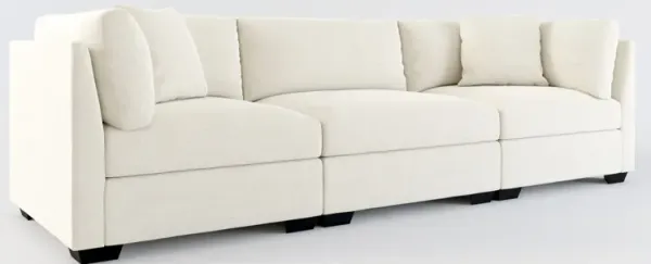 Beckham Foam Comfort 3-Piece Sofa - Curious Pearl