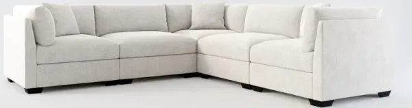 Beckham Foam Comfort 5-Piece Sectional - Burmese Granite