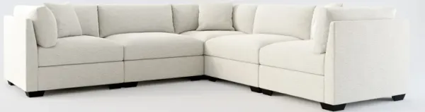 Beckham Foam Comfort 5-Piece Sectional - Everton Grey