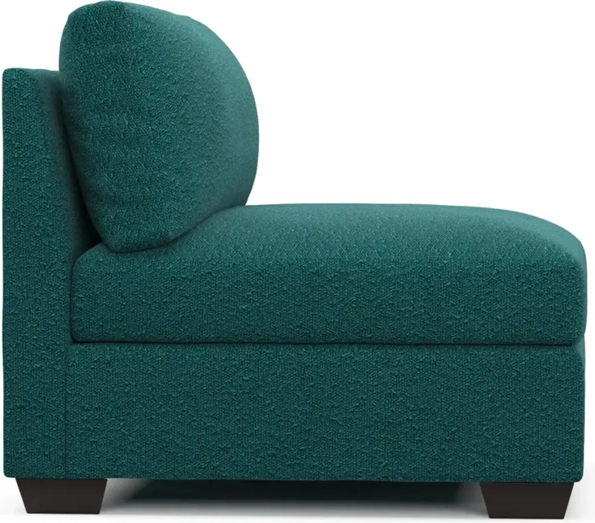 Beckham Hybrid Comfort Armless Chair - Bloke Peacock