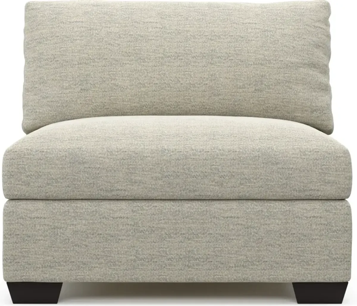 Beckham Hybrid Comfort Armless Chair - Merino Chalk