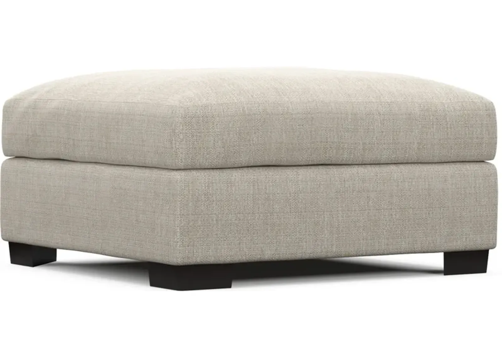 Beckham Hybrid Comfort Ottoman - Mason Porcelain