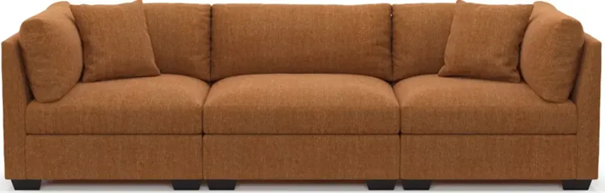 Beckham Hybrid Comfort 3-Piece Sofa - Contessa Ginger