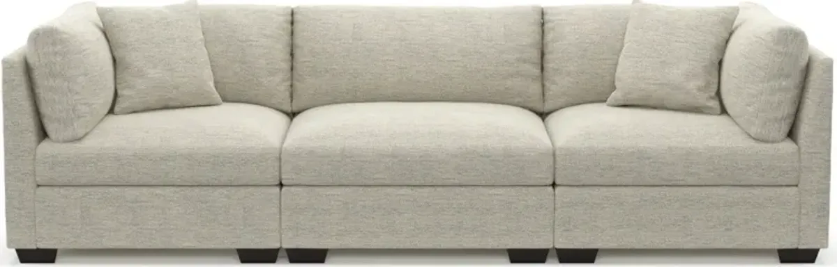 Beckham Hybrid Comfort 3-Piece Sofa - Merino Chalk