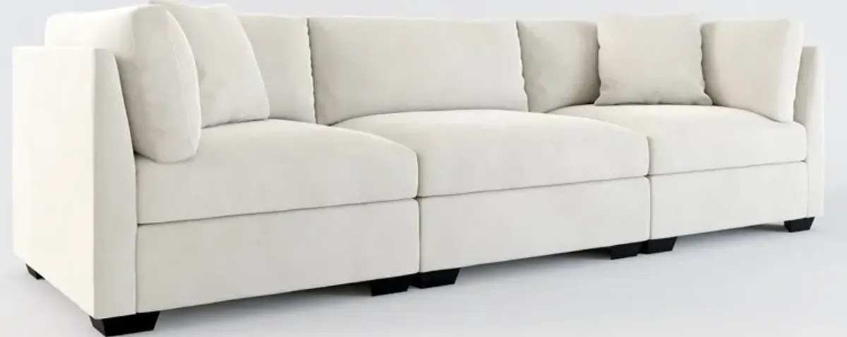 Beckham Hybrid Comfort 3-Piece Sofa - Laurent Beach