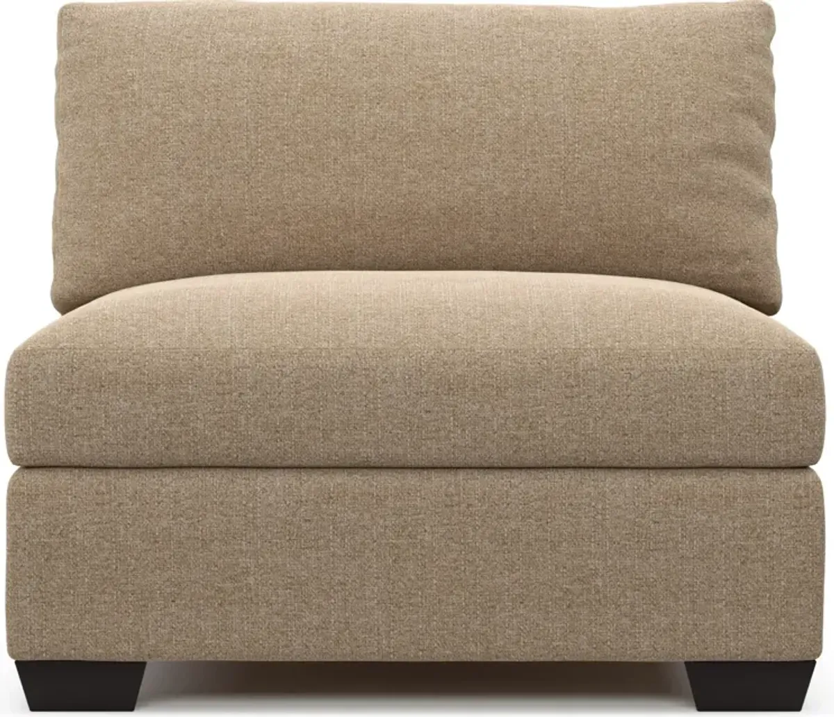 Beckham Foam Comfort Armless Chair - Liv Wicker