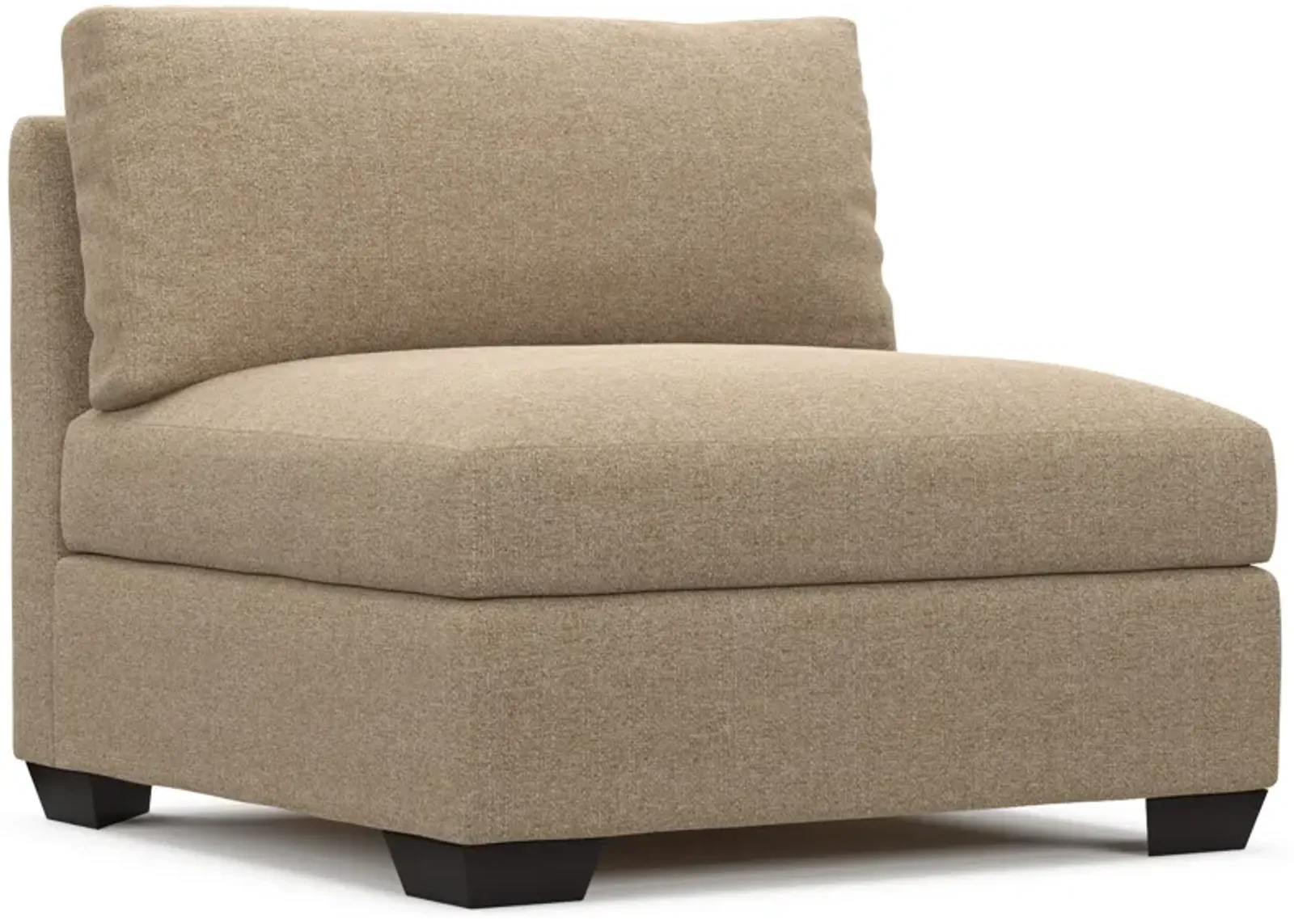 Beckham Foam Comfort Armless Chair - Liv Wicker