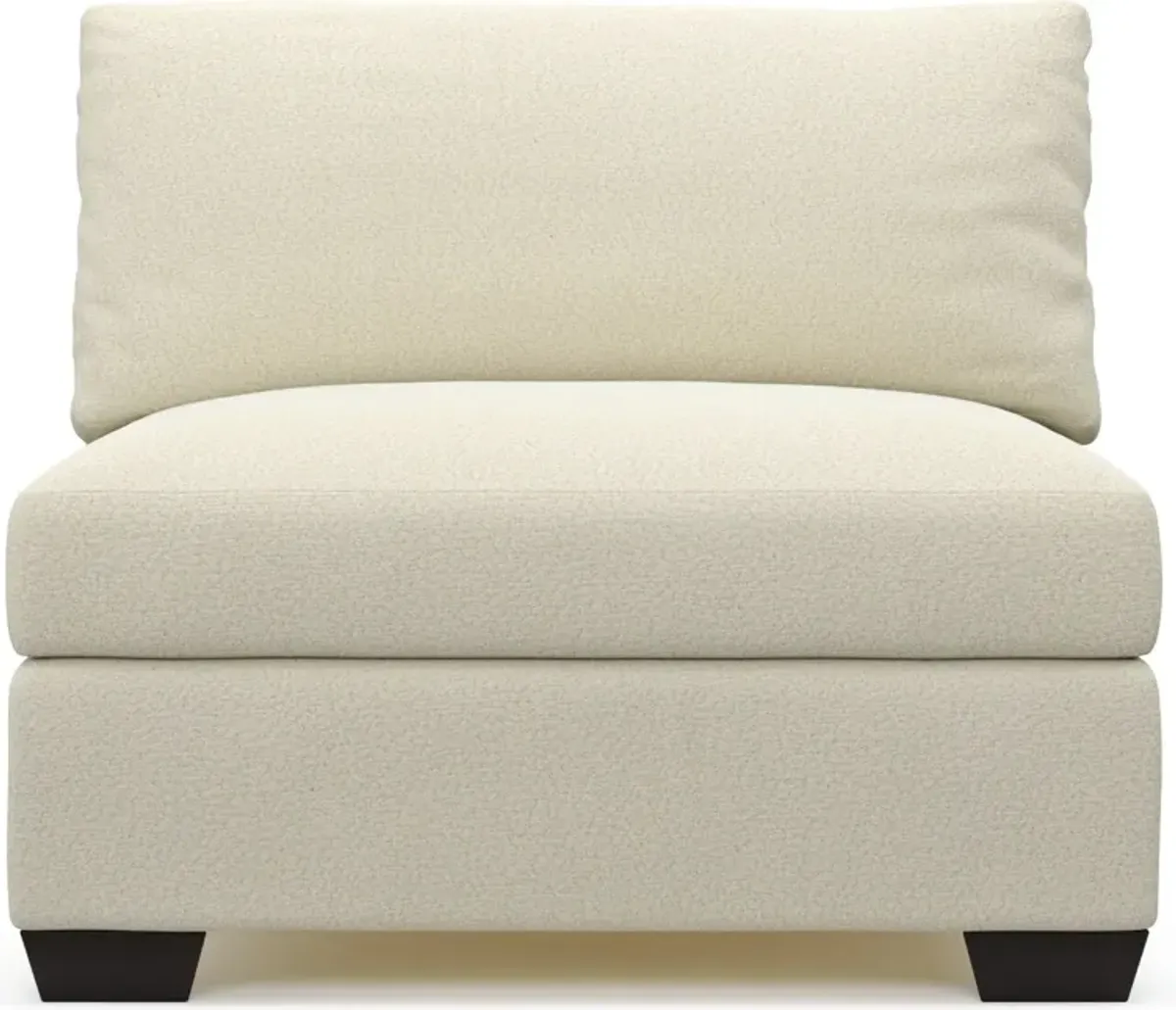 Beckham Foam Comfort Armless Chair - Fincher Ivory