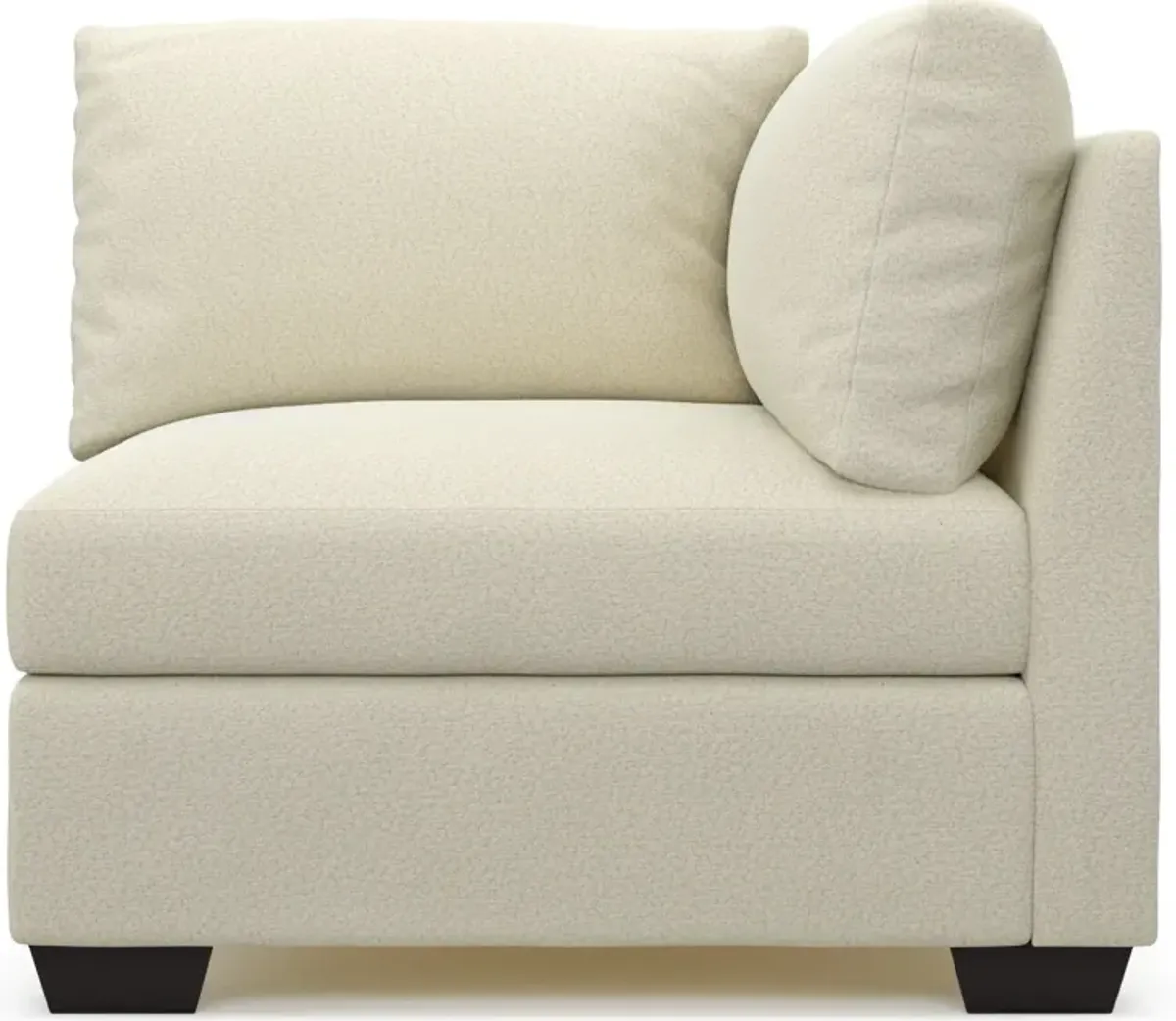 Beckham Foam Comfort Corner Chair - Fincher Ivory