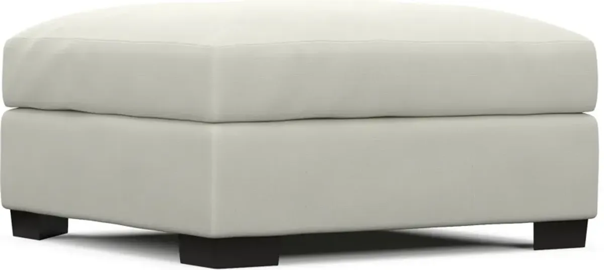 Beckham Foam Comfort Ottoman - Liv Arctic